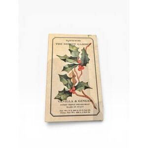 Hopificio Firenze Secret Garden Vanilla & Ginger Soap Bars 3 Pack New